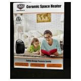 Hussar Ceramic Space Heater 1500W - 3-Setting Thermostat & Auto Shutoff
