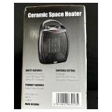 Hussar Ceramic Space Heater 1500W - 3-Setting Thermostat & Auto Shutoff
