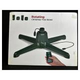SDJ005 Rotating Christmas Tree Stand - 360° Rotation, 21.5 in Base, 120V/60Hz, 800W