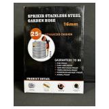 Stainless Steel Garden Hose - 25 ft, 16 mm, Advanced Design