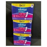 Always Discreet Bladder Leakage Liners - 120 Liners/Box - 3 Boxes