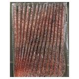 Rubtlamp RUB-78PP180 180 pcs Pink Plastic Cutlery Set - 60 Clear Pink Knives for Party