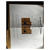 Gate Brace Bracket Installation Kit with Hardware & Instructions