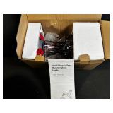 Hand Blown Glass Hummingbird Feeder - Manual Included