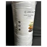 Lane Linen Velvet Throw Pillows 2 Pack - 18 in x 18 in