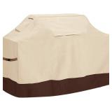 Brown Bed Cover - Beige Exterior with Brown Interior