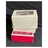 Westclox Travel Alarm Clock in Brown Case & Filigree Bracelet with Blue Stones