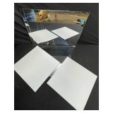 8-Inch Square Mirror Wall Panels - Glass Mirror Tiles (Assorted Pack)