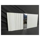 8-Inch Square Mirror Wall Panels - Glass Mirror Tiles (Assorted Pack)