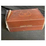 Falorda Open Chic Seamless Wireless Bra - Large Nude Pink