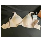 Falorda Open Chic Seamless Wireless Bra - Large Nude Pink