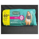 Depend M/M 8-16 Underwear - 30-Count Pack (Fresh Protection)