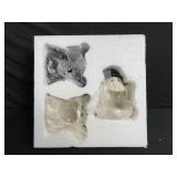 Ceramic Ghost Figurines - Halloween Decor 3-Pack