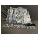 Heavy-Duty Hinge Bracket Kit - Lot of 5 with Mounting Plate & Hardware
