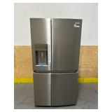 Frigidaire Gallery Counter-Depth 21.5-cu ft 4 -Door 36-in Wide French Door Refrigerator with Ice Maker with Water and Ice Dispenser MSRP $3799