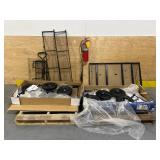 Strongway Lot of 2- 1400 LB Capacity Steel Carts