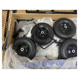 Strongway Lot of 2- 1400 LB Capacity Steel Carts