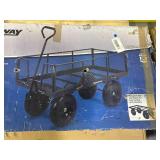 Strongway Lot of 2- 1400 LB Capacity Steel Carts