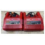 Milwaukee M18 Charger lot of 2