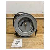 Klutch Auto-Rewind Air Hose Reel with 3/8in. x 50ft. Rubber Hose, 300 PSI