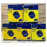 Irwin Hole Saw 3-1/2  lot of 5