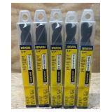 Irwin Silver and Deming Drill Bit 3/4  lot of 5