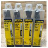 Irwin Drill and Deming Drill Bit 29/32  lot of 5