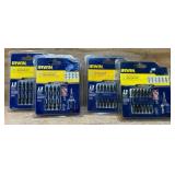 Irwin Impact Double-Ended Power Bits lot of 4