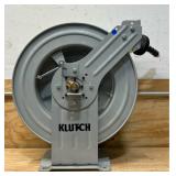 KLUTCH Dual-Arm Auto Rewind Air Hose Reel + 1/2IN. X 100FT. Oil Resistant Hose