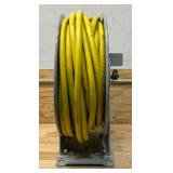 KLUTCH Dual-Arm Auto Rewind Air Hose Reel + 1/2IN. X 100FT. Oil Resistant Hose