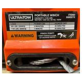 Ultra-Tow Portable Electric Winch, 120V, 1100-Lb. Horizontal and Vertical Capacity, Steel Cable, Brushless Motor (for parts only)