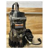 NorthStar Cast Iron Submersible Trash Water Pump, 3965 GPH Max. Flow, 2in. Port