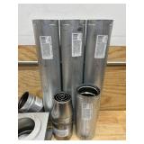DuraVent 4 in. D X 84 in. L Aluminum/Galvanized Steel Vent Pipe Kit MSRP $410