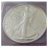 2021 1 oz American Silver Eagle - ICG MS67