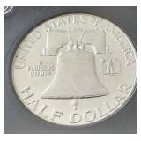 1960 Uncirculated Franklin Half Dollar