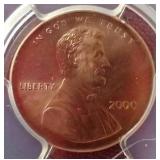 2000 Broadstruck Error Penny - PCGS MS65RD