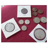 Mixed Vintage Canadian Coin Lot - Some Silver