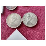 Mixed Vintage Canadian Coin Lot - Some Silver