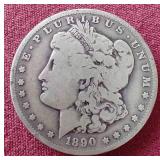 1890-O Morgan Dollar