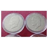 (4) Eisenhower Dollars