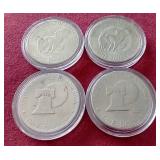 (4) Eisenhower Dollars