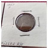 (3) Die Error Wheat Pennies