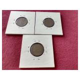 (3) Die Error Wheat Pennies