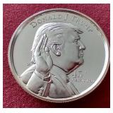 Ultra High Relief Donald Trump 2 oz Silver Round