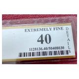 Amazing 1862 Virginia Treasury Note Civil War $1 - PCGS EF40