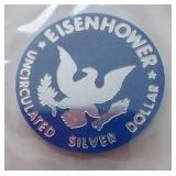 1972 Uncirculated Eisenhower Silver Dollar
