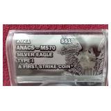2021 American Silver Eagle - ANACS MS70