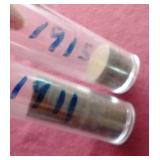 (2) Partial Wheat Penny Rolls - 1911 & 1915