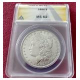1886 Morgan Dollar - ANACS MS62