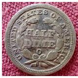 1858-O Liberty Seated Half Dime - Nice!